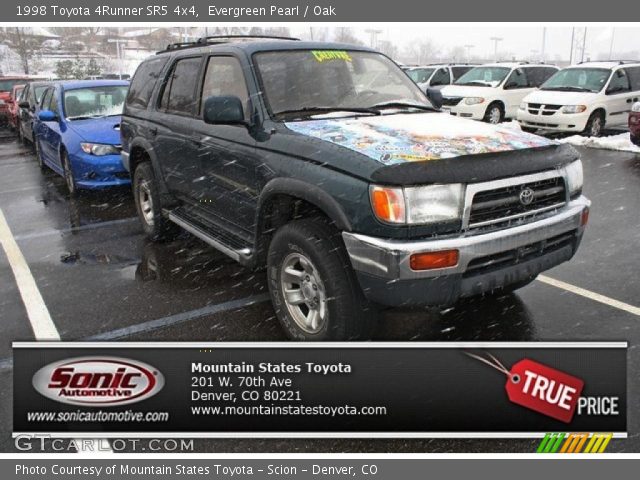 1998 Toyota 4Runner SR5 4x4 in Evergreen Pearl