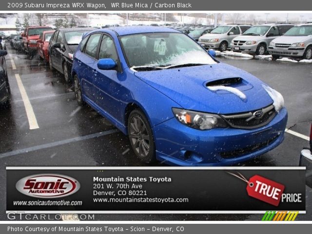 2009 Subaru Impreza WRX Wagon in WR Blue Mica