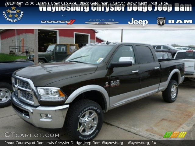 2013 Ram 2500 Laramie Crew Cab 4x4 in Black Gold Pearl