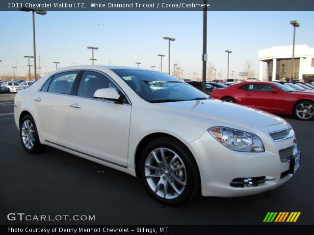 2011 Chevrolet Malibu LTZ in White Diamond Tricoat