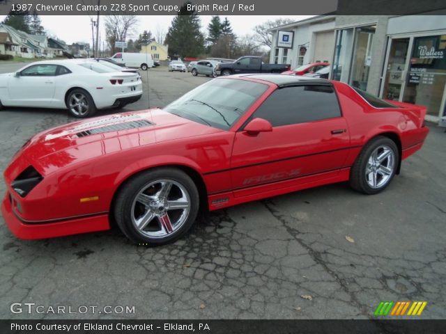 1987 Chevrolet Camaro Z28 Sport Coupe in Bright Red