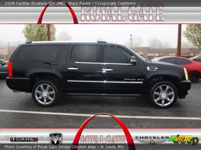 2008 Cadillac Escalade ESV AWD in Black Raven