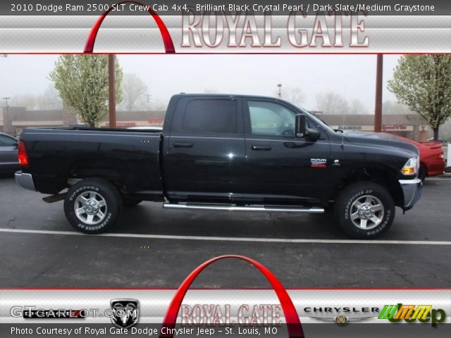 2010 Dodge Ram 2500 SLT Crew Cab 4x4 in Brilliant Black Crystal Pearl