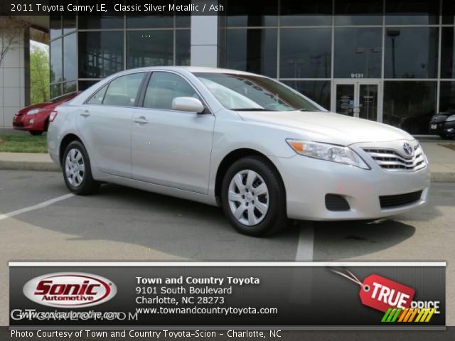 2011 Toyota Camry LE in Classic Silver Metallic