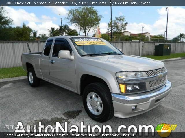 2005 Chevrolet Colorado LS Extended Cab in Silver Birch Metallic