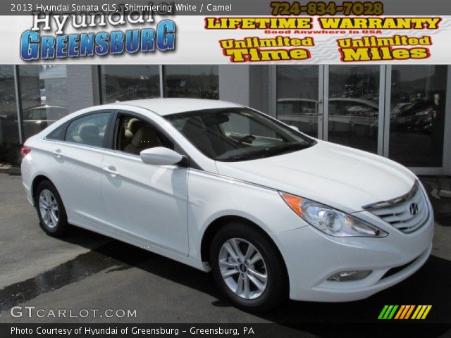2013 Hyundai Sonata GLS in Shimmering White