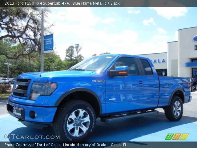 2013 Ford F150 FX4 SuperCab 4x4 in Blue Flame Metallic