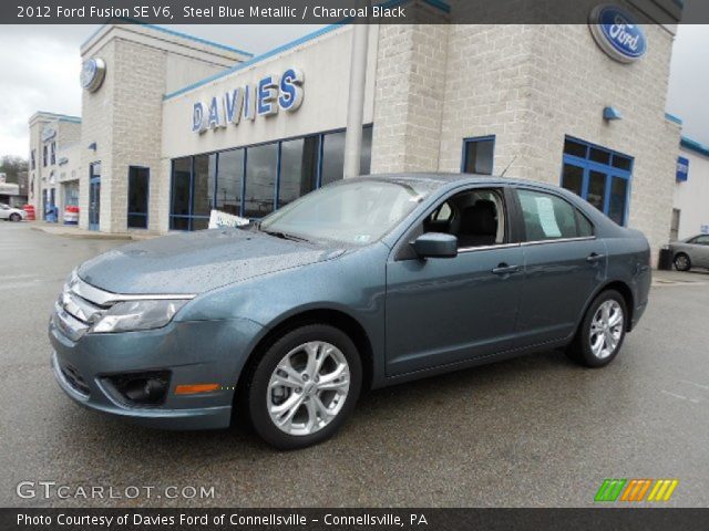 2012 Ford Fusion SE V6 in Steel Blue Metallic