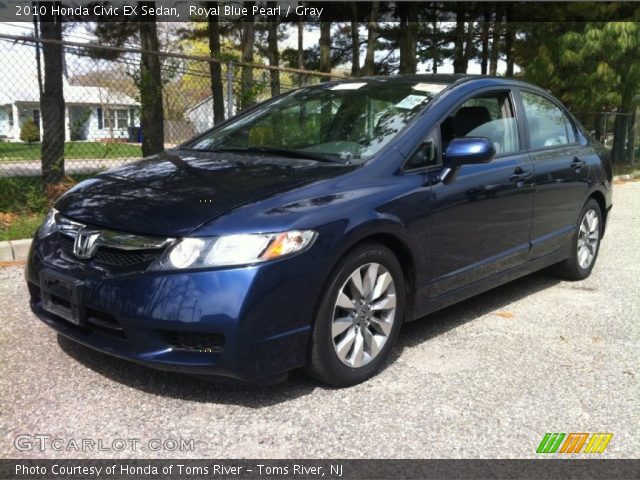 2010 Honda Civic EX Sedan in Royal Blue Pearl