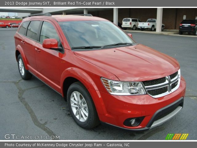 2013 Dodge Journey SXT in Brilliant Red Tri-Coat Pearl