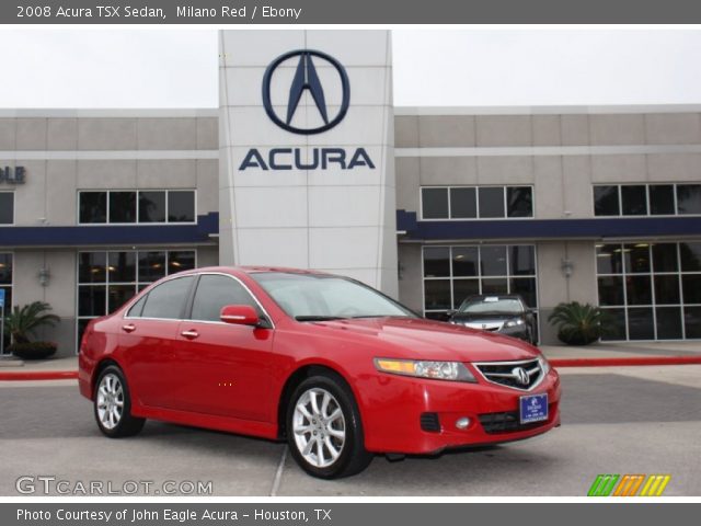 2008 Acura TSX Sedan in Milano Red