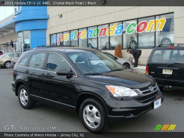 2011 Honda CR-V LX 4WD in Crystal Black Pearl