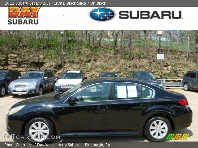 2012 Subaru Legacy 2.5i in Crystal Black Silica