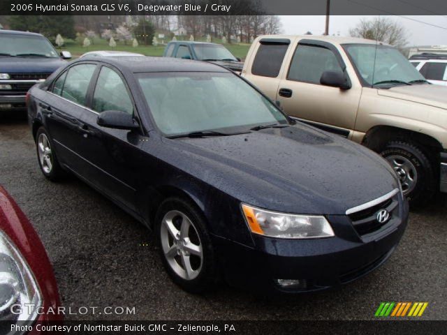2006 Hyundai Sonata GLS V6 in Deepwater Blue