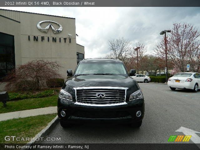 2012 Infiniti QX 56 4WD in Black Obsidian