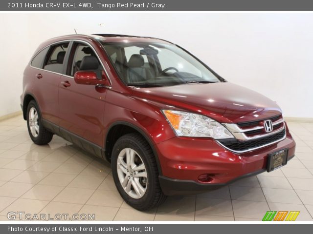 2011 Honda CR-V EX-L 4WD in Tango Red Pearl