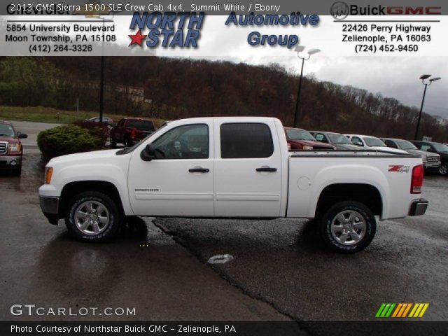 2013 GMC Sierra 1500 SLE Crew Cab 4x4 in Summit White