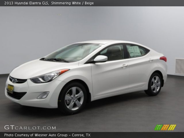 2013 Hyundai Elantra GLS in Shimmering White