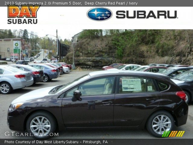 2013 Subaru Impreza 2.0i Premium 5 Door in Deep Cherry Red Pearl