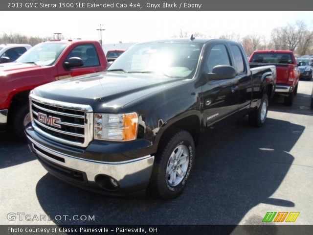 2013 GMC Sierra 1500 SLE Extended Cab 4x4 in Onyx Black