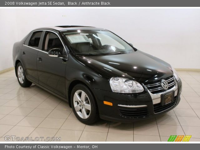 2008 Volkswagen Jetta SE Sedan in Black