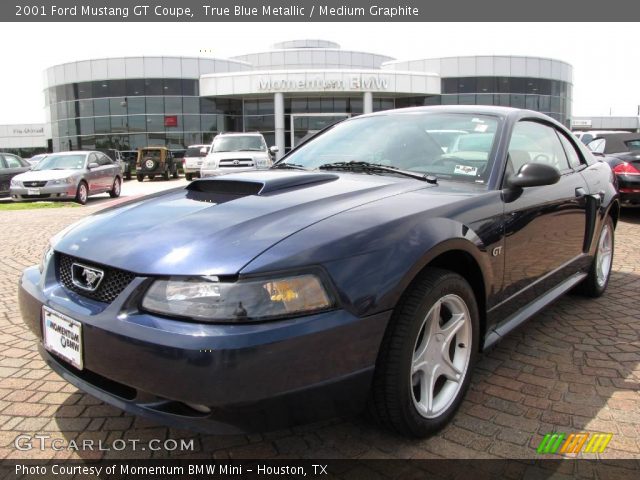 2001 Ford Mustang GT Coupe in True Blue Metallic