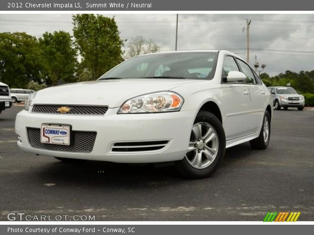 2012 Chevrolet Impala LS in Summit White