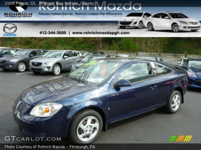 2008 Pontiac G5  in Midnight Blue Metallic
