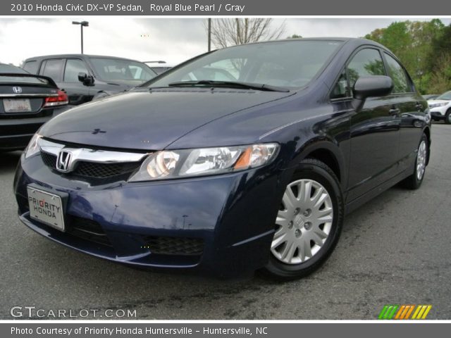 2010 Honda Civic DX-VP Sedan in Royal Blue Pearl