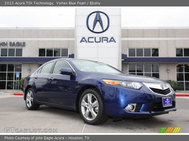 2013 Acura TSX Technology in Vortex Blue Pearl