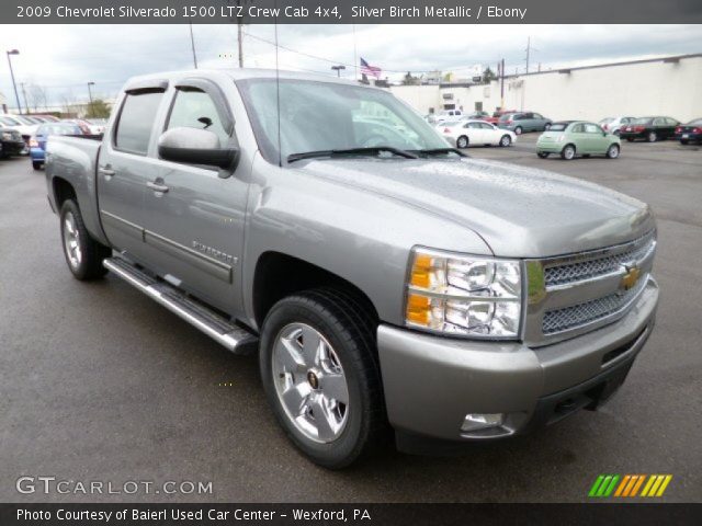 2009 Chevrolet Silverado 1500 LTZ Crew Cab 4x4 in Silver Birch Metallic