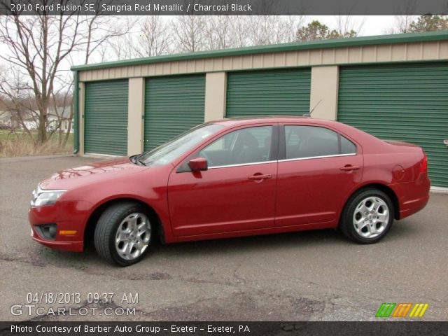 2010 Ford Fusion SE in Sangria Red Metallic