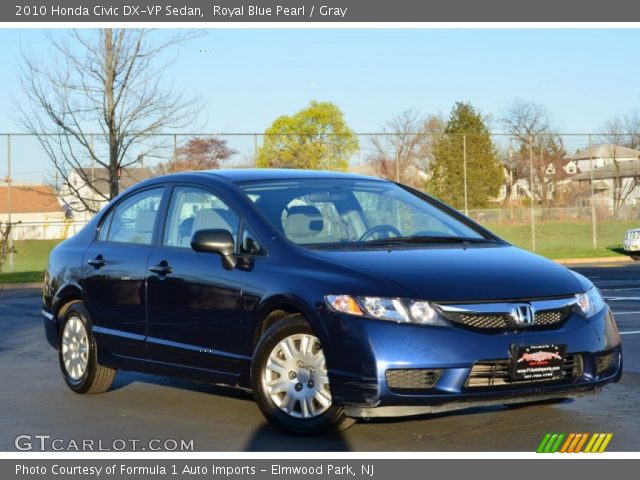 2010 Honda Civic DX-VP Sedan in Royal Blue Pearl