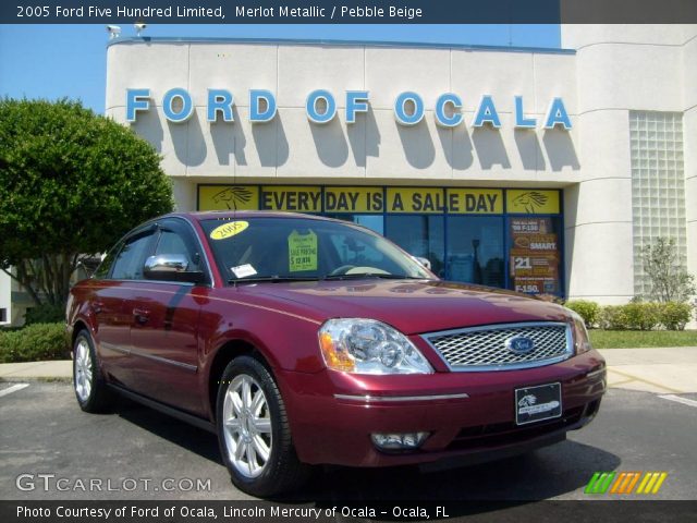 2005 Ford Five Hundred Limited in Merlot Metallic