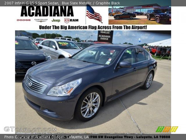 2007 Infiniti G 35 S Sport Sedan in Blue Slate Metallic
