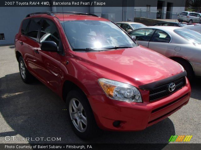 2007 Toyota RAV4 4WD in Barcelona Red Pearl