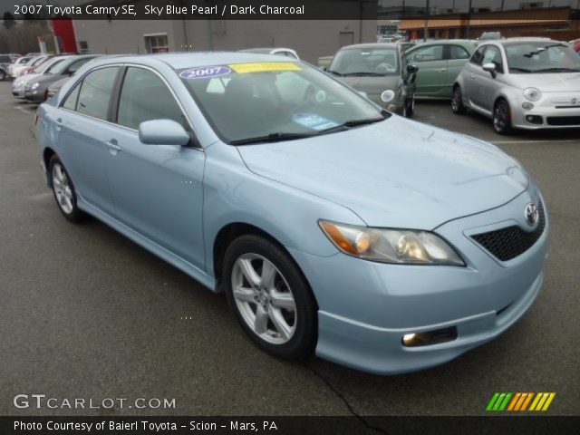 2007 Toyota Camry SE in Sky Blue Pearl