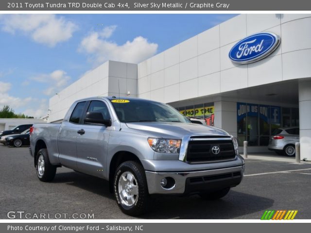 2011 Toyota Tundra TRD Double Cab 4x4 in Silver Sky Metallic