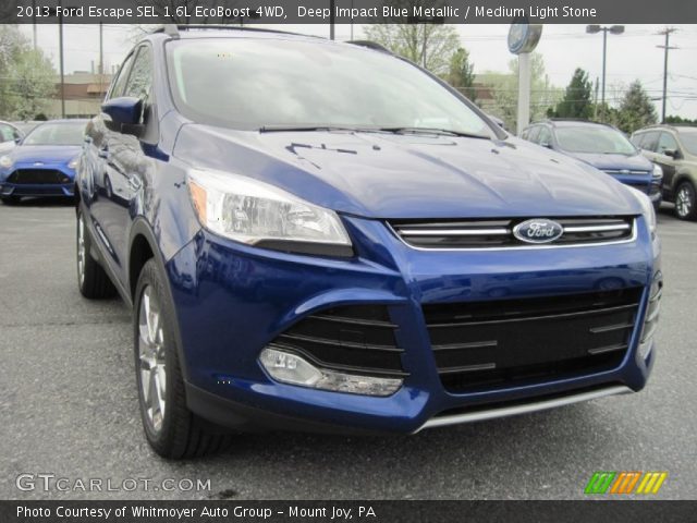 2013 Ford Escape SEL 1.6L EcoBoost 4WD in Deep Impact Blue Metallic