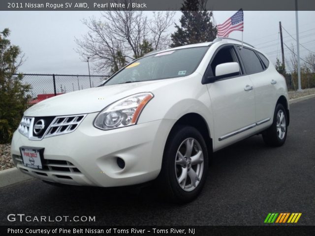 2011 Nissan Rogue SV AWD in Pearl White
