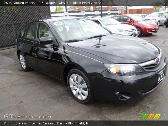 2010 Subaru Impreza 2.5i Wagon in Obsidian Black Pearl