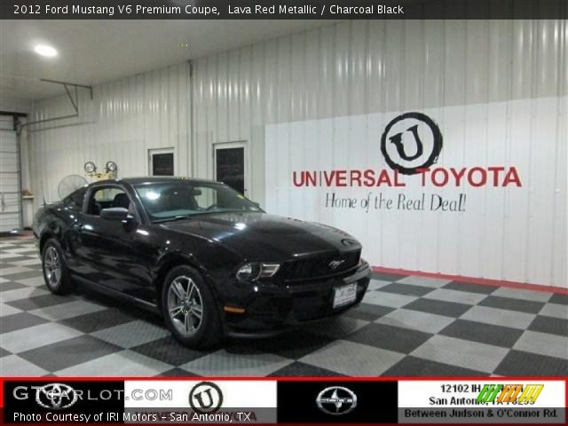 2012 Ford Mustang V6 Premium Coupe in Lava Red Metallic