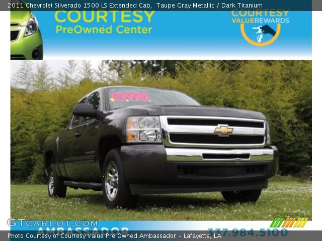 2011 Chevrolet Silverado 1500 LS Extended Cab in Taupe Gray Metallic