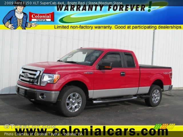 2009 Ford F150 XLT SuperCab 4x4 in Bright Red