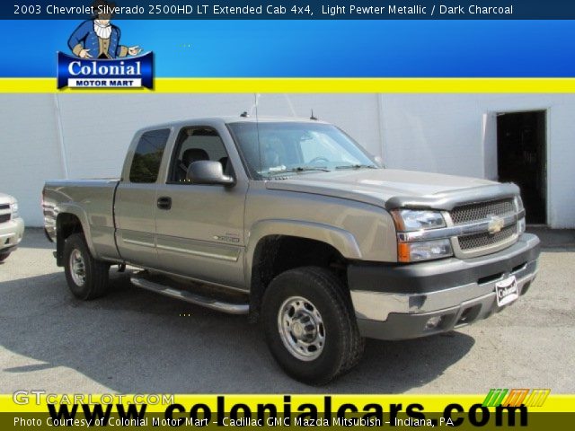 2003 Chevrolet Silverado 2500HD LT Extended Cab 4x4 in Light Pewter Metallic