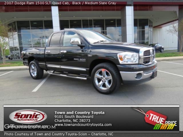 2007 Dodge Ram 1500 SLT Quad Cab in Black