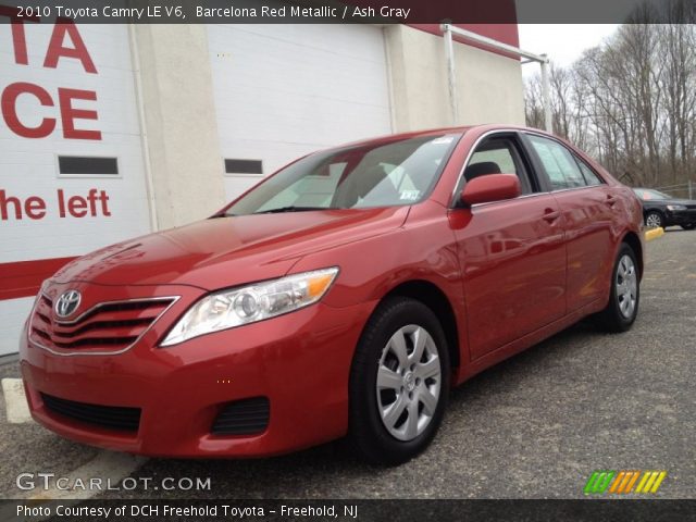 2010 Toyota Camry LE V6 in Barcelona Red Metallic