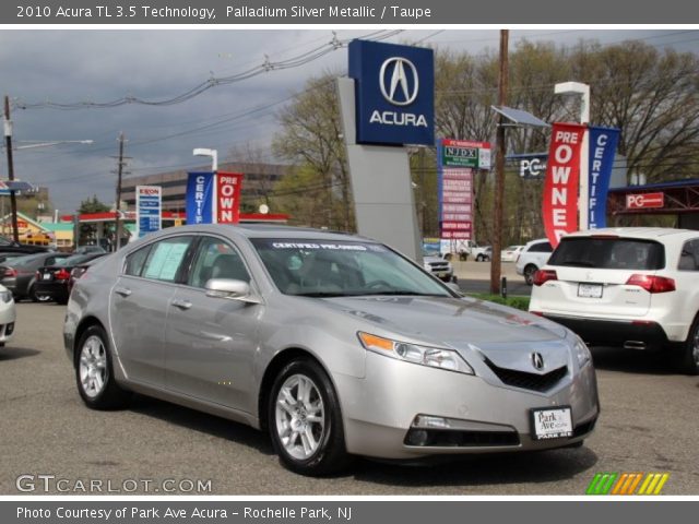 2010 Acura TL 3.5 Technology in Palladium Silver Metallic