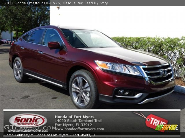 2013 Honda Crosstour EX-L V-6 in Basque Red Pearl II