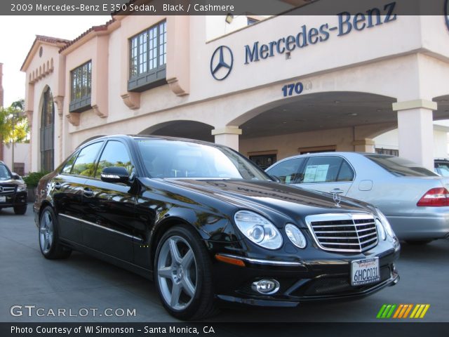 2009 Mercedes-Benz E 350 Sedan in Black